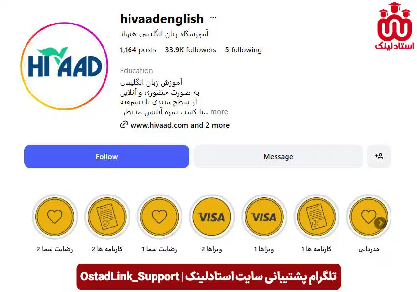 آموزشگاه زبان هیواد