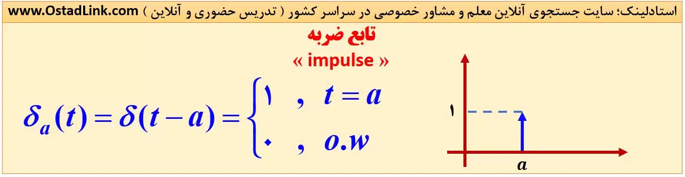 تابع ضربه - impulse