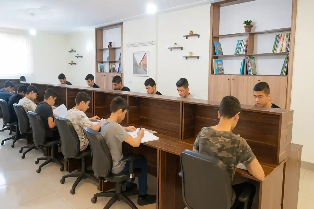 سالن مطالعاتی پسرانه پیروز اصفهان