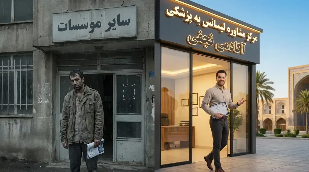 مرکز مشاوره لیسانس به پزشکی آکادمی نجفی اصفهان